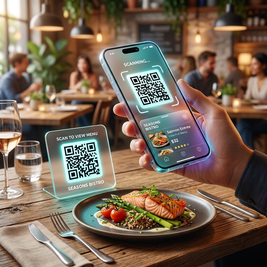 Restaurant Menu QR Code Showcase