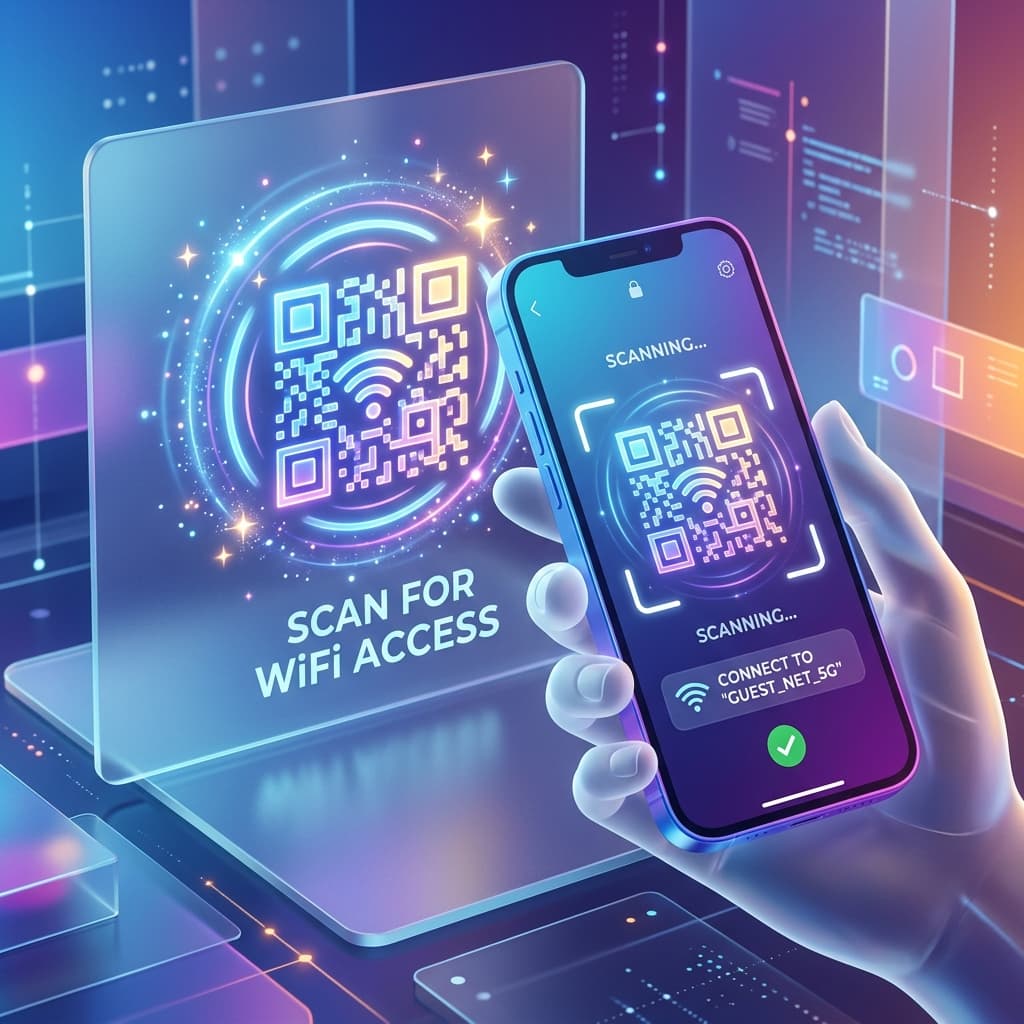Wi-Fi QR Code Showcase